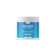 COLLAGEN PEPTIDES - suplement ushqimor në pluhur me peptide kolagjeni dhe vitaminë C, i destinuar për ruajtjen e shëndetit të lëkurës, kyçeve, muskujve dhe kockave.